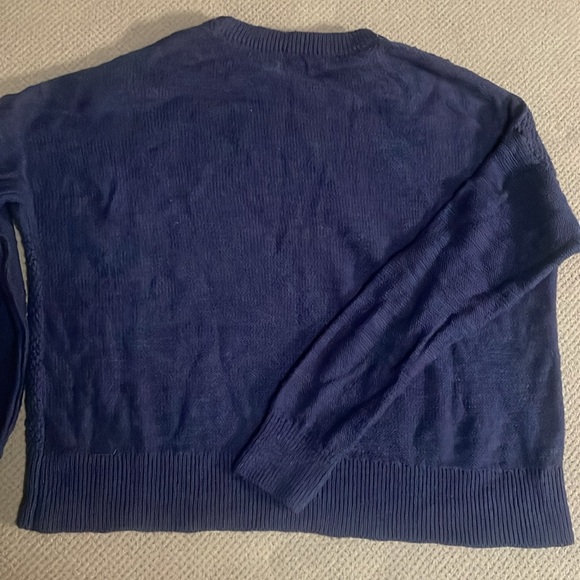 Blue Knit Sweater - Picture 5 of 6
